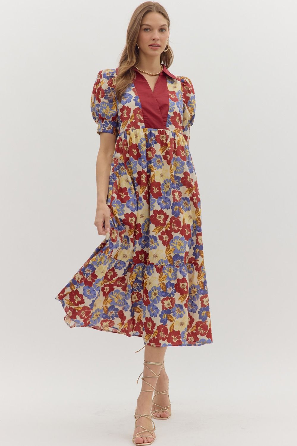 Dress - Collar Neck