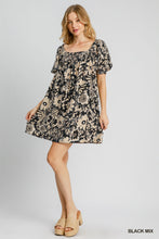 Dress - Black Floral
