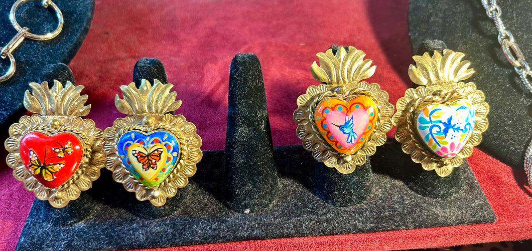 Ring - Flaming Heart