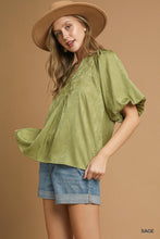 Shirt - Satin Jacquard