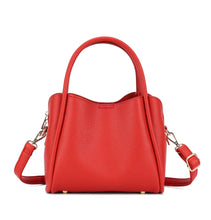 94646 Clara 3 Compartment Satchel/Crossbody Bag: Silver