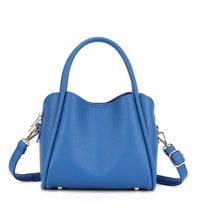 94646 Clara 3 Compartment Satchel/Crossbody Bag: Silver