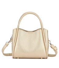 94646 Clara 3 Compartment Satchel/Crossbody Bag: Silver