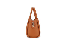 94646 Clara 3 Compartment Satchel/Crossbody Bag: Silver