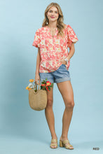 Shirt - Coral Floral