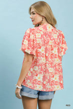 Shirt - Coral Floral