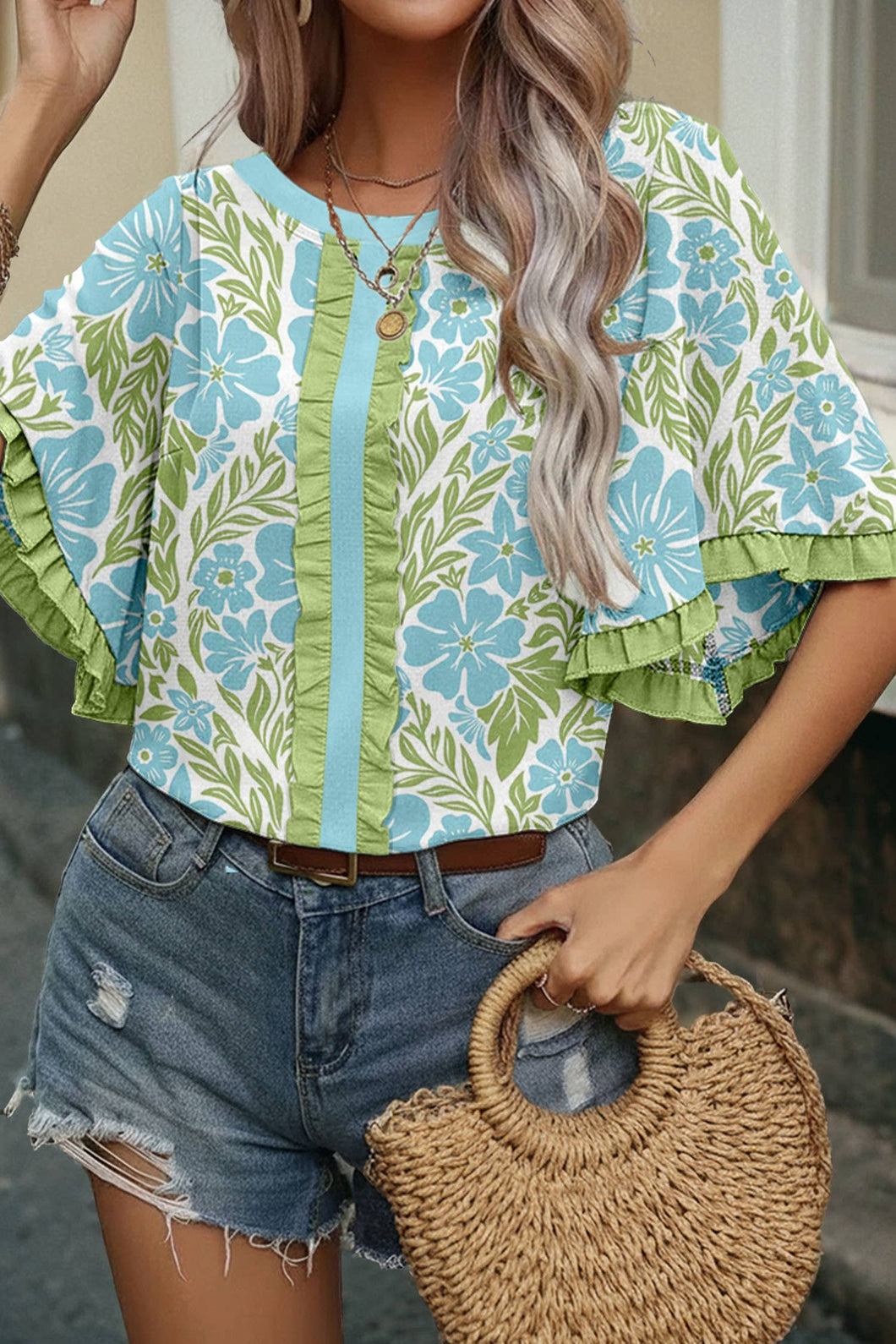 Shirt: Floral Printed