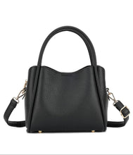 94646 Clara 3 Compartment Satchel/Crossbody Bag: Silver