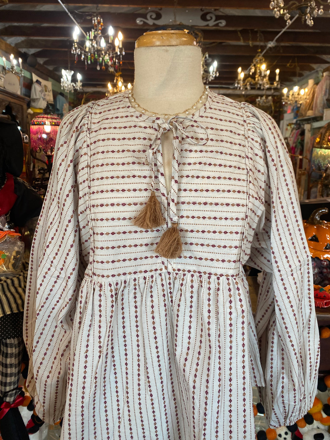 Shirt - Strip with Tassel