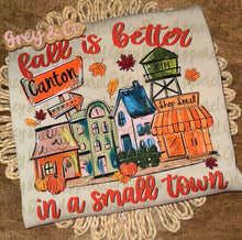 Fall is better in a Small Town Sweatshirt: Medium / Moss Tshirt