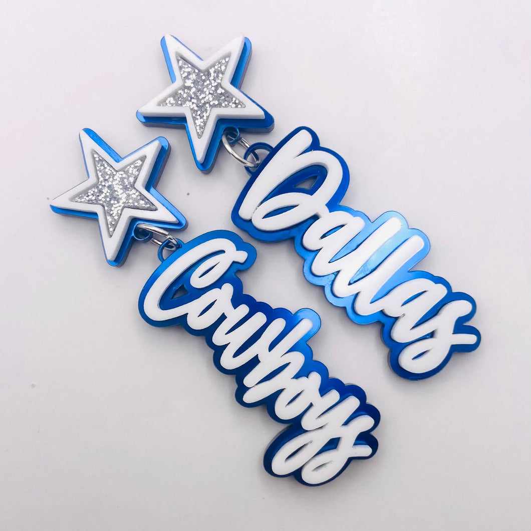 Earrings: Dallas Cowboys