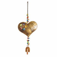 Chime: Rainbow Lit Heart/Beads & NANA Bell