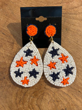 Earrings - Beaded Astros