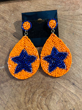 Earrings - Beaded Astros