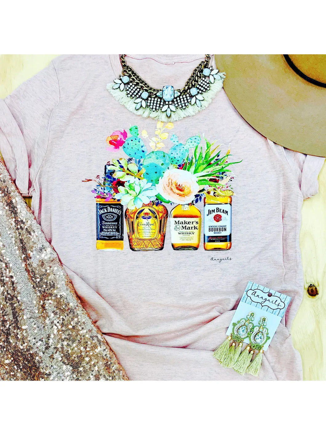 T-Shirt - Whiskey Bouquet
