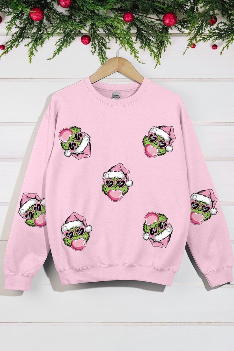 Sweatshirt - Grinch Bubble