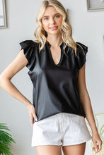 Shirt - Plus Faux Leather