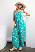 Jumpsuit - Floral Cami