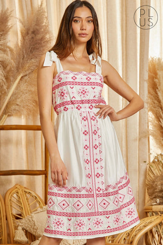 Dress - Embroidered Babydoll