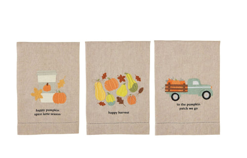 Fall - Hemstitched Towel