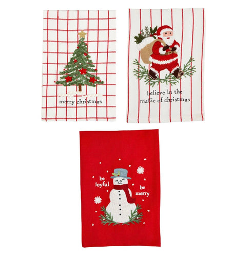 Christmas - Classic Embroidered Towel