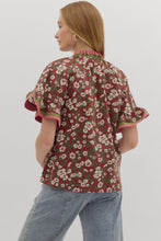 Shirt - Burgundy Puff