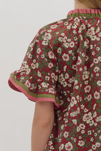 Shirt - Burgundy Puff