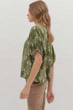 Shirt - Green Botanical