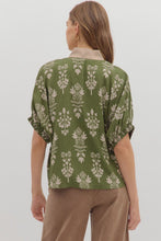 Shirt - Green Botanical