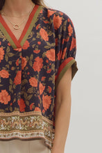 Shirt - Floral VNeck