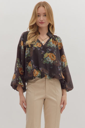 Shirt - Floral Long Sleeve
