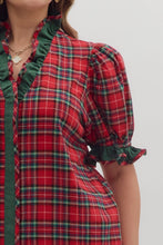 Plus - Plaid Short Sleeve