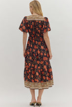 Dress -Brown Floral