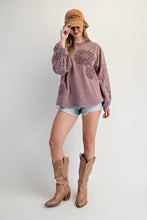 Sweatshirt - Eyelet