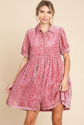 Dress - Pink Velvet