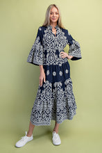 Dress.  - Texture Navy Maxi