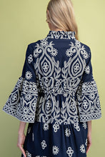 Dress.  - Texture Navy Maxi