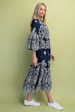 Dress.  - Texture Navy Maxi