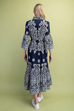 Dress.  - Texture Navy Maxi