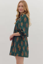 Dress - Green Floral