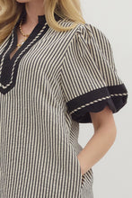 Dress - Black Stripe