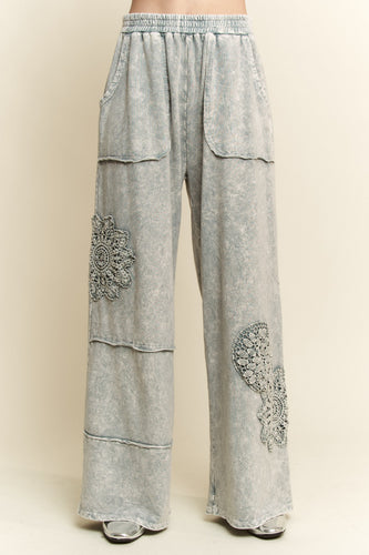 Sweatshirt - Doily Embellishments