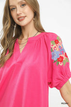 Dress - Floral Embroidery