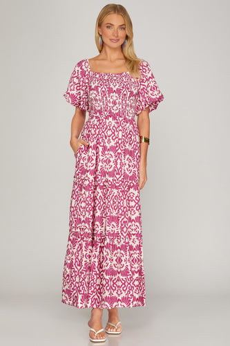 Dress - Fuchsia Maxi