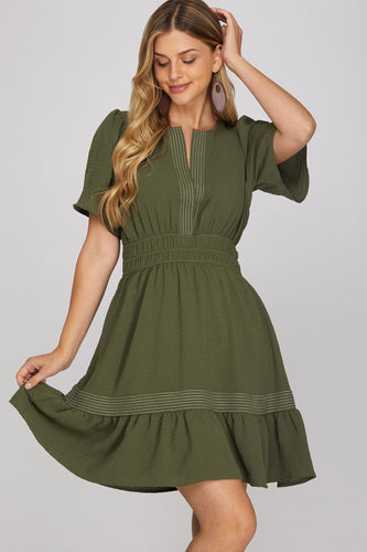Dress - Olive Midi