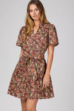 Dress - Wine with Tie
