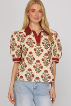 Shirt - Collar Floral