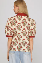 Shirt - Collar Floral