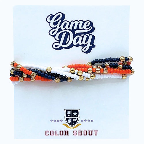 Astros Color Stack Bracelets