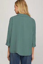 Shirt - Collared Solid 3/4